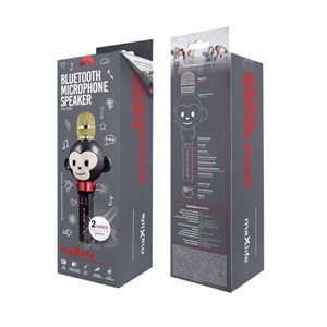 Microphone animal avec haut-parleur - mx-100 - noir - maxlife