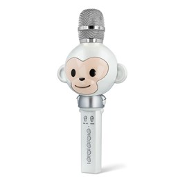 Microphone animal avec haut-parleur - mx-100 - blanc - maxlife