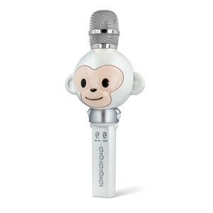 Microphone animal avec haut-parleur - mx-100 - blanc - maxlife