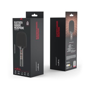Microphone bluetooth avec haut-parleur mxbm-600 - noir - maxlife