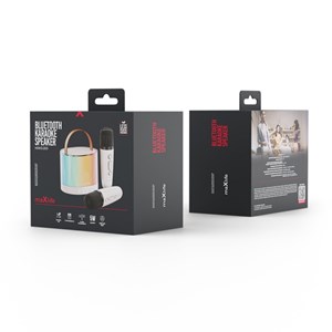 Enceinte karaoké bluetooth mxks-200 blanc - maxlife