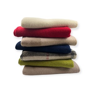 Écharpe en laine avec poches red