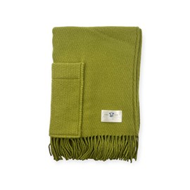 Écharpe en laine avec poches green