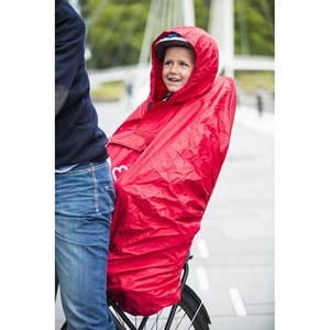 Poncho pluie hamax siège bébé/enfant rouge