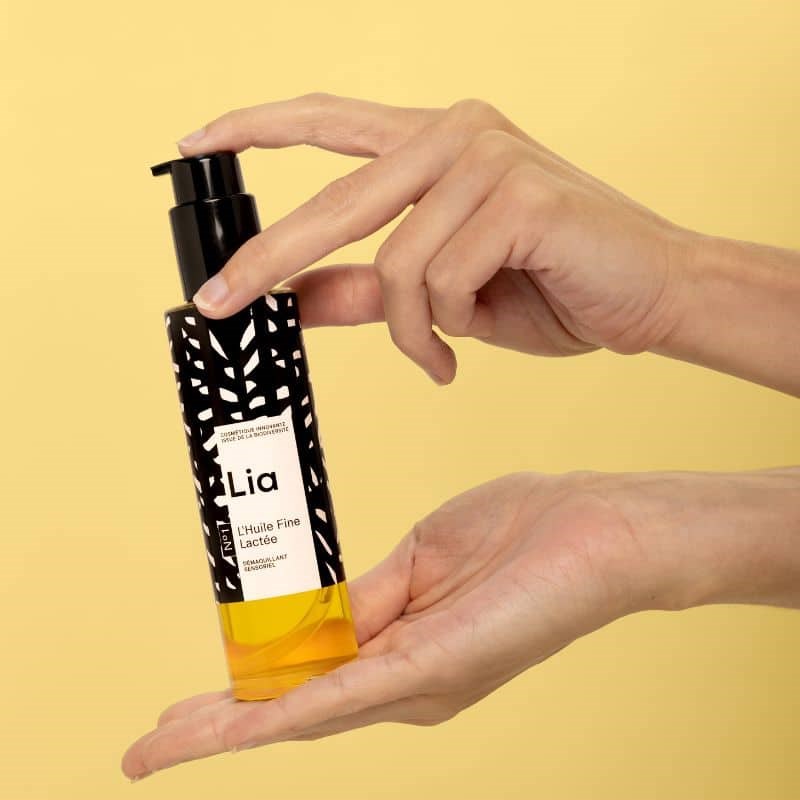 Laboratoire Lia - Démaquillant rechargeable 100% naturel. Huiles françaises transformation en lait