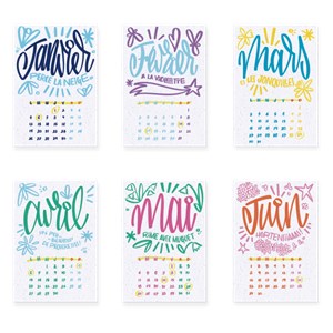 Calendrier à planter 2026 « l’art et la couleur » – édition premium