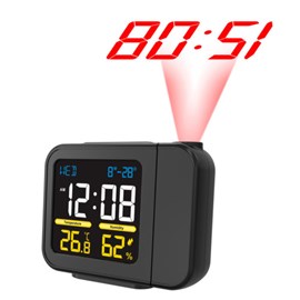 Réveil-projecteur thermo-hygromètre