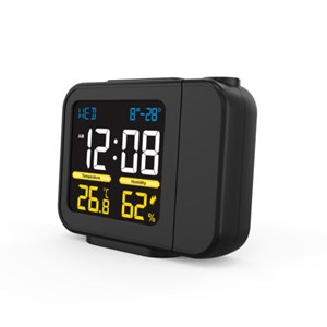 Réveil-projecteur thermo-hygromètre