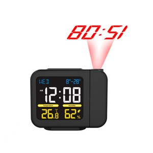 Réveil-projecteur thermo-hygromètre
