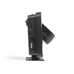 Radio-réveil projecteur design noir