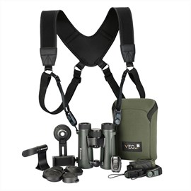 Pack jumelles veo hd iv 10x42 + harnais & kit digiscopie - outdoor premium