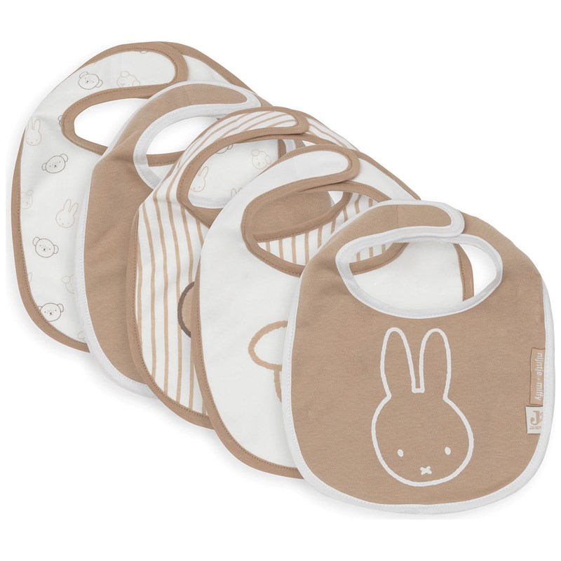 Lot de 5 bavoirs imperméables miffy heads