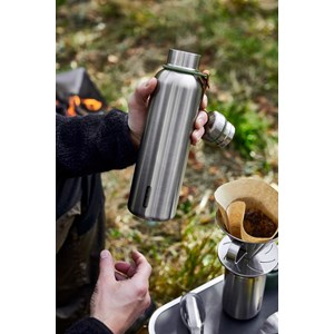 Gourde isotherme-olive-750ml-en acier inox-24h chaud  12h froid