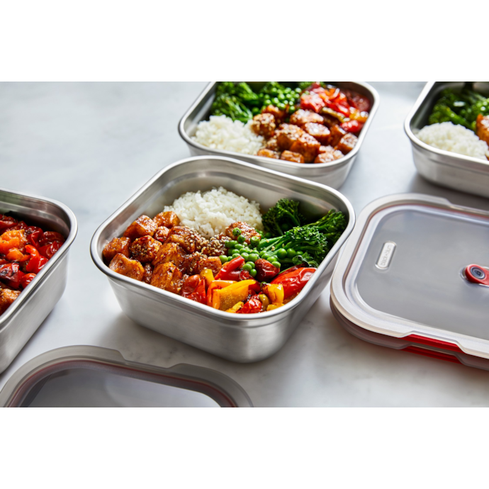 Lunch box multifonction carré grand - 1400ml 140