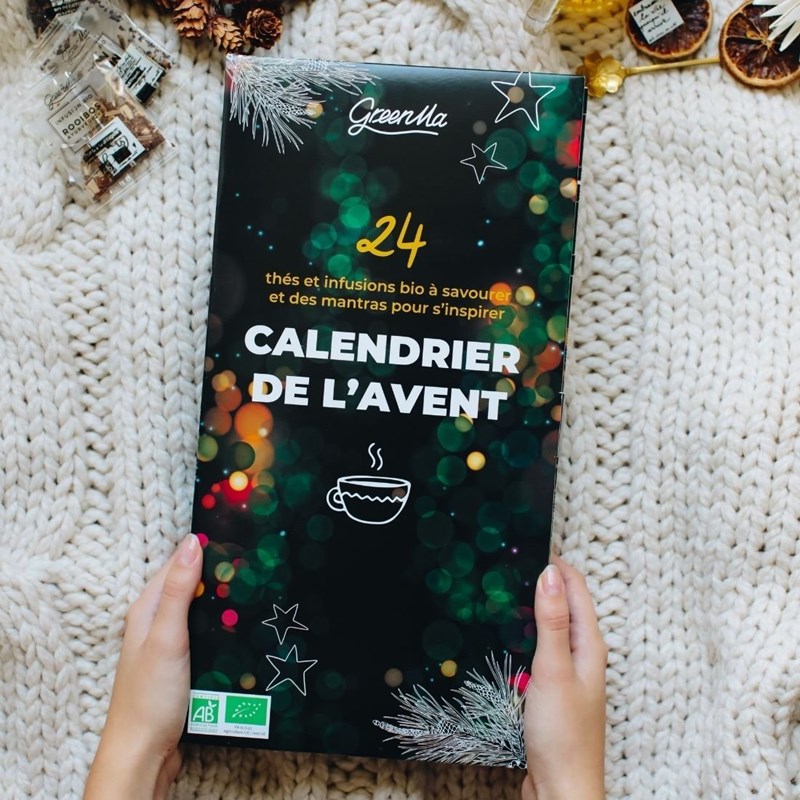 Calendrier de l'avent 2025 : thés et infusions bio