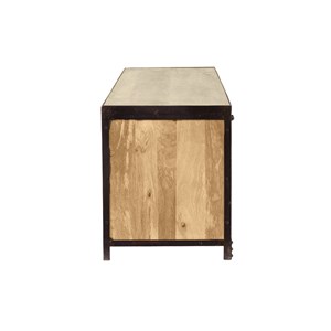 Meuble tv en bois manguier massif l178 cm industria