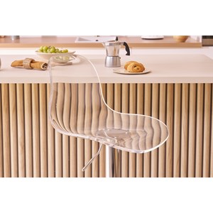 Tabourets de bar réglables transparents (lot de 2) galileo