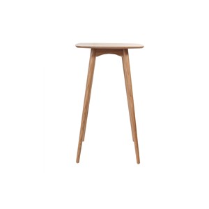 Table haute carrée frêne l60 cm baltik