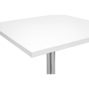 Table de bar carrée blanche l60 cm jack