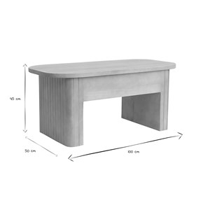 Table basse relevable rectangulaire bois manguier massif l100 cm latigo