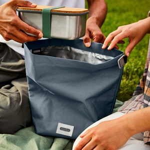 Lunch bag isotherme- noir-6,7l-étanche-eco-responsable