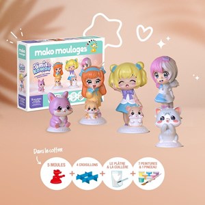 Coffret moulage mes amis kawaii