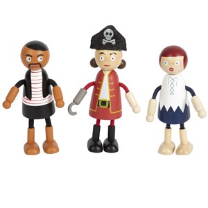 Poupées souples pirates
