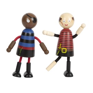 Poupées souples pirates