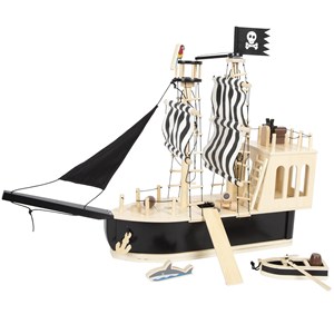 Bateau pirate en bois