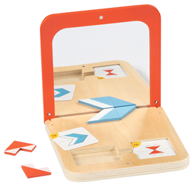 Jeu de symétrie miroir magique