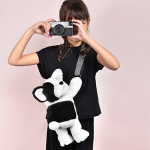 Sac bandoulière chien en peluche
