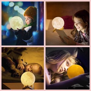 Lampe-lune à poser multicolore moovymoon
