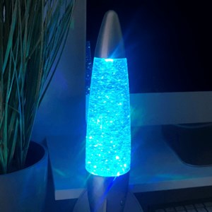 Lampe à paillettes led déco rocketa