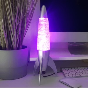 Lampe à paillettes led déco rocketa