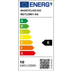 Lampe led design square - elementary