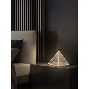 Lampe led design pyramid - elementary