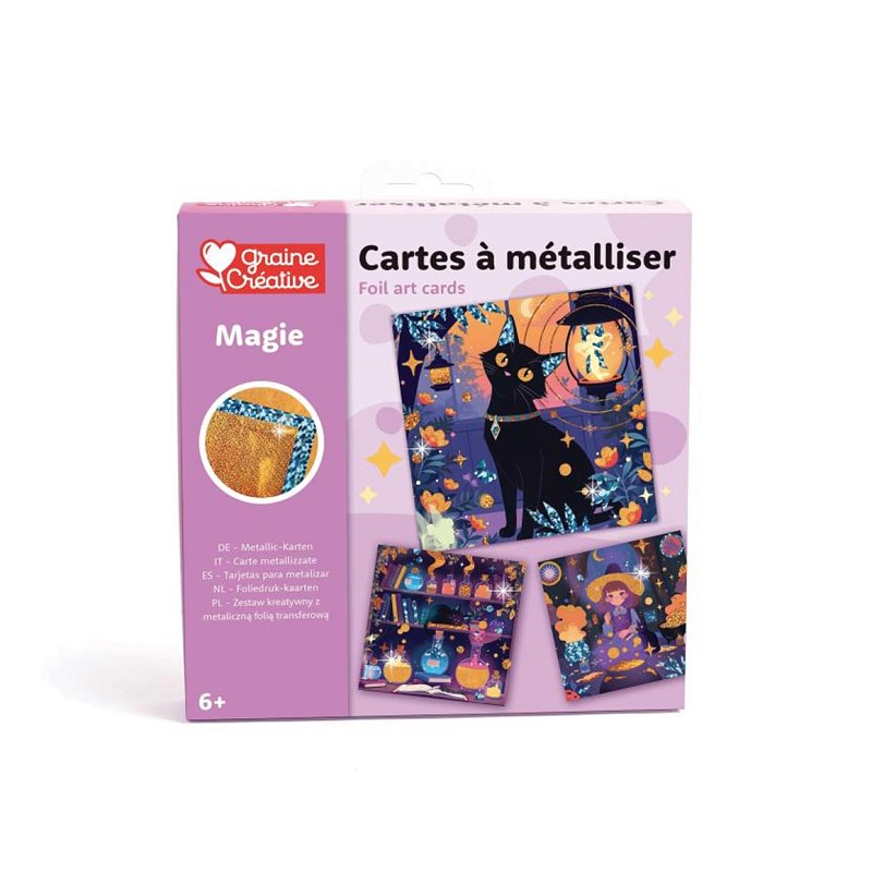 Cartes a metalliser - la magie