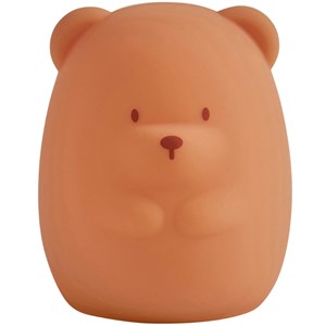 Veilleuse en silicone ours caramel (12 cm)