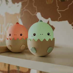 Veilleuse rechargeable bébé dinosaure bleu