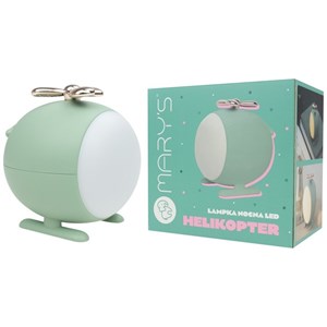 Veilleuse rechargeable hélicoptère vert