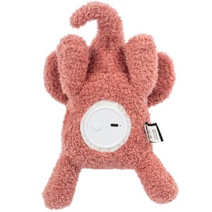 Peluche lumineuse george l'éléphant vieux rose