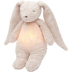 Peluche veilleuse lapin nature bio avec sons & lumières rose 2.0