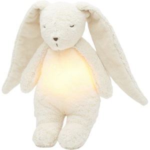 Peluche veilleuse lapin nature bio blanc polaire 2.0