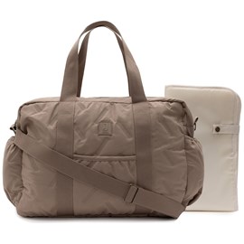 Sac à langer embossed lily milky coffee
