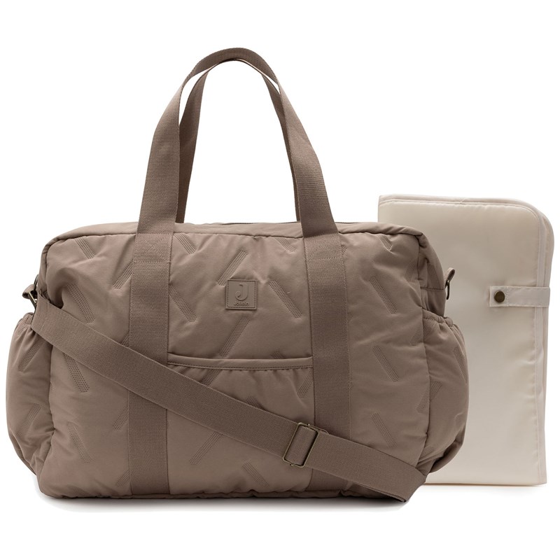 Sac à langer embossed lily milky coffee