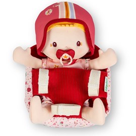 Poupée lena et son siège vélo