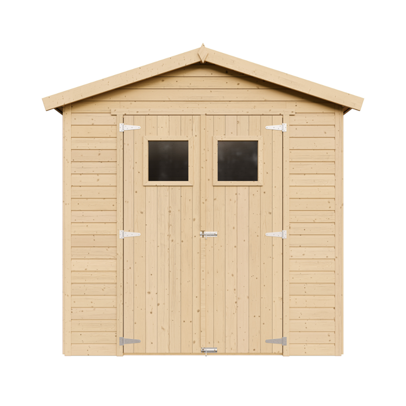 Timbela - Abri de jardin en bois les planchers imprégné - h228x222x233 cm-4,2 m²