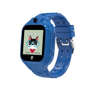 Montre connectée pour enfants, gps, wi-fi, 4g see me! 3 kw-320, bleu - forever