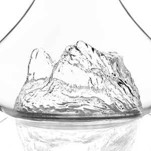 Carafe à vin topographic : tofane