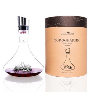 Carafe à vin topographic : aiguille du midi